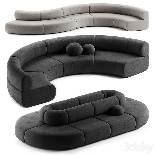 Track Artifort sofa 3D Model