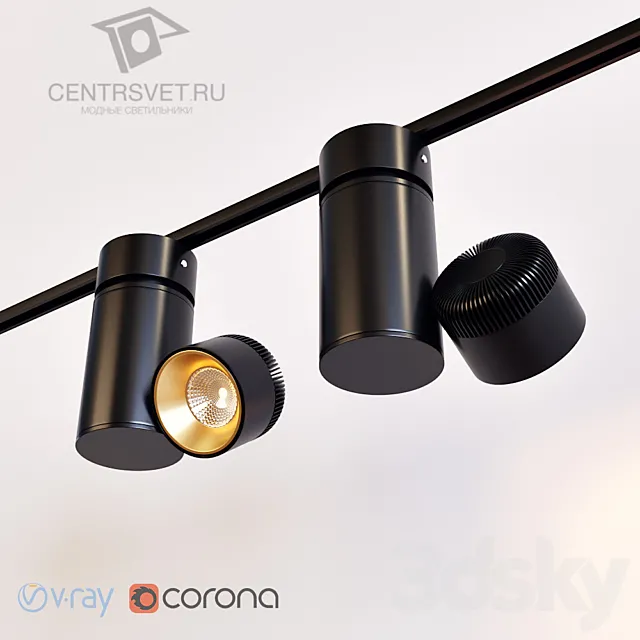 Track light CENTRSVET | GUBI TR 3D Model