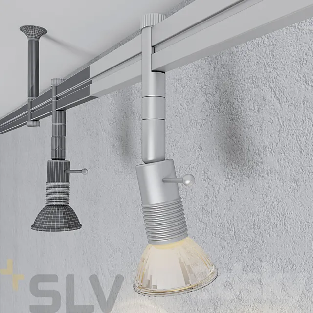 Track lighting SLV “Syros For Wave” 3D Model