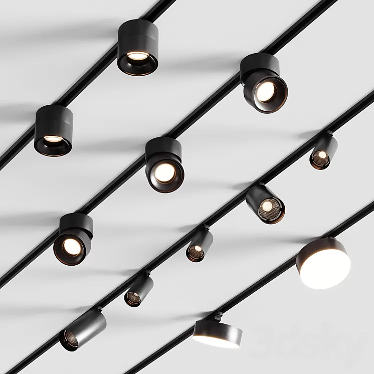 Track lights UNIVERSE 3D Model