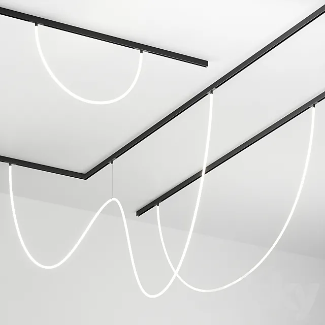 Track magnetic system Slim Magnetic from ELECTROSTANDARD 3D Model