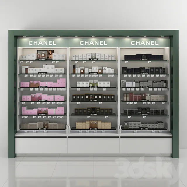 Trade rack with perfume Chanel Free Download