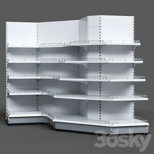 Trading racks 3D Model