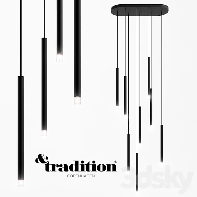 &Tradition Array Chandelier 3DModel