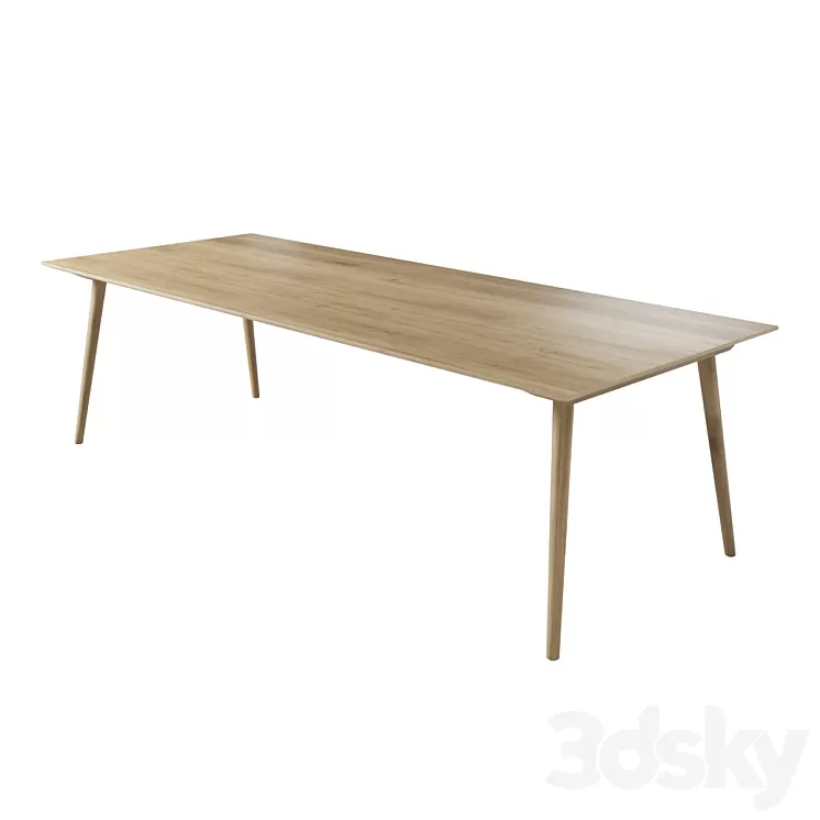 &Tradition In Between SK6 Dining Table 3D Model &Tradition In Between SK6 Dining Table 3D Model