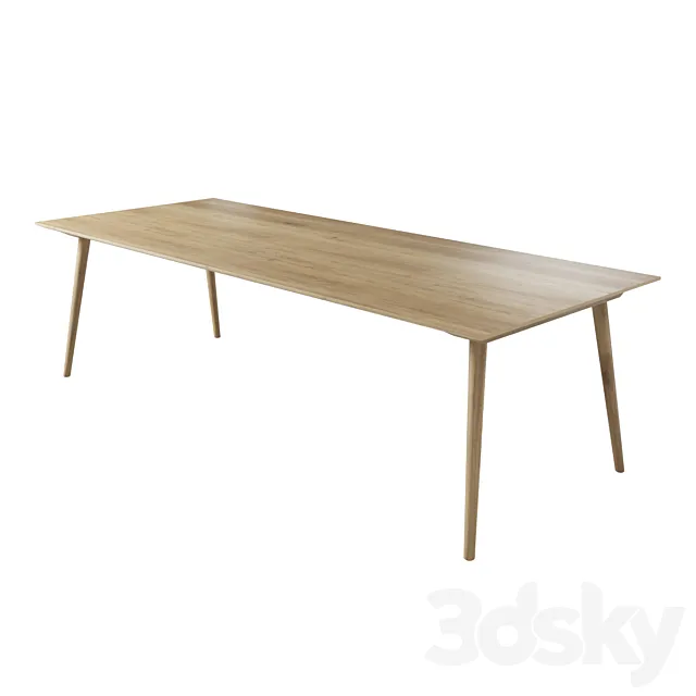 &Tradition In Between SK6 Dining Table 3DModel