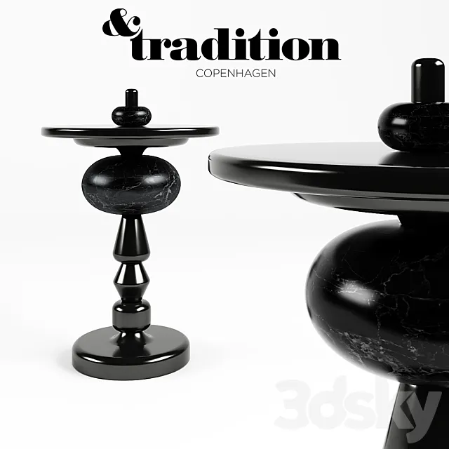 &Tradition Shuffle Table 3D Model &Tradition Shuffle Table 3D Model