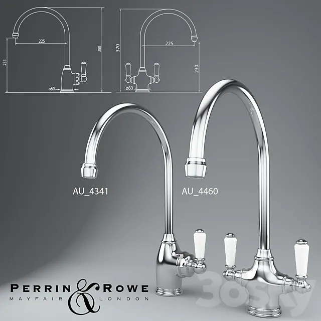 Traditional Kitchen Taps 3DModel