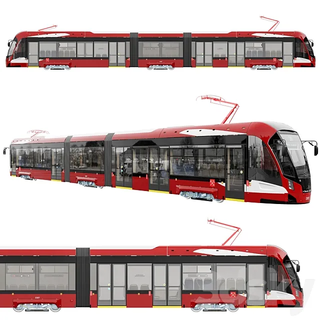 Tram “Nevsky” 71-932 3D Model
