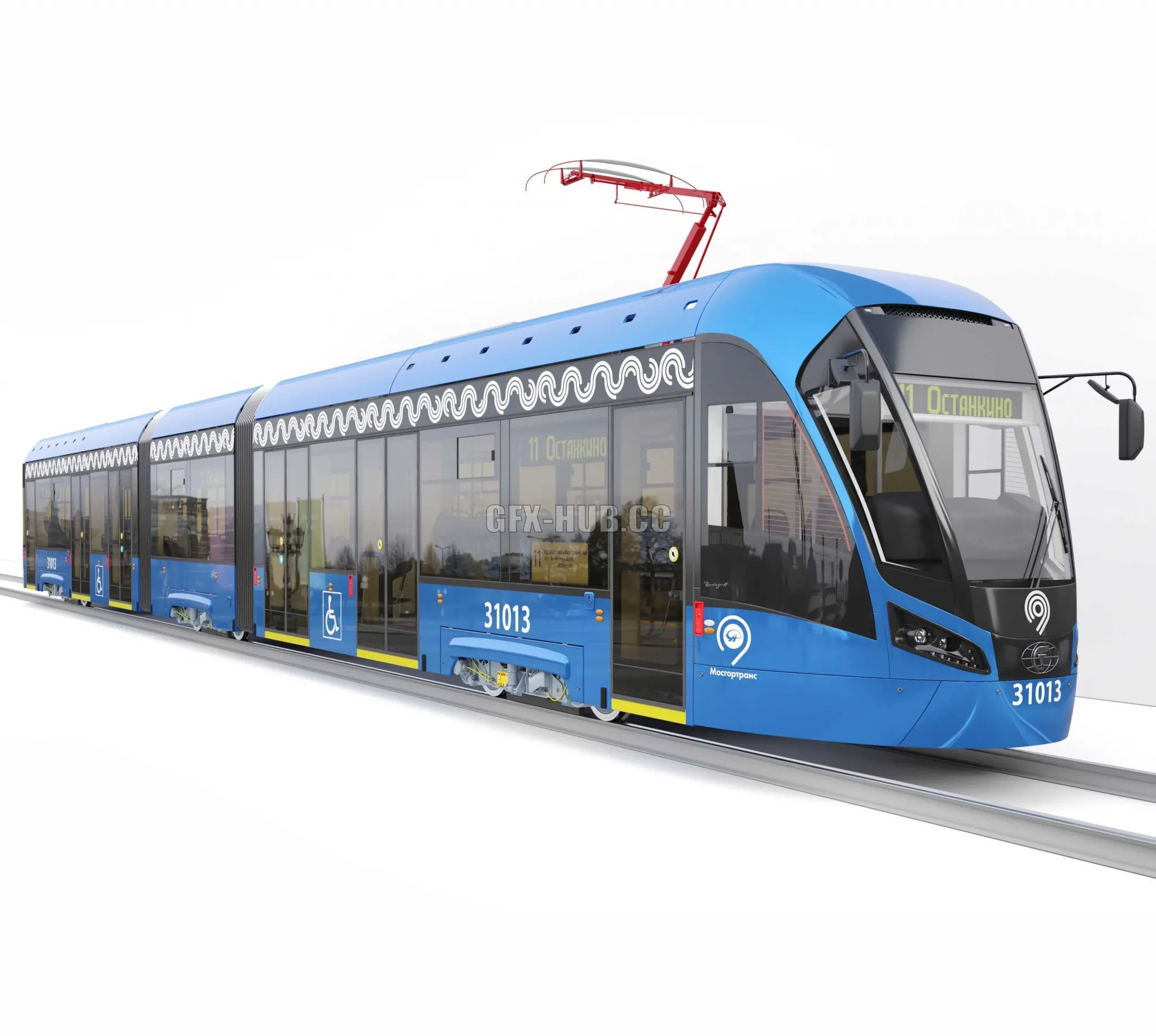 Tram Vityaz-M 3D Model