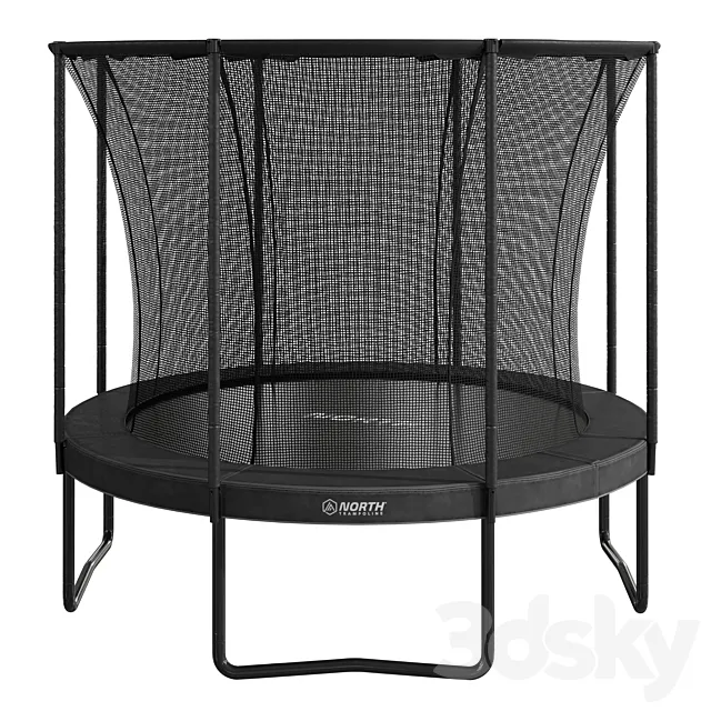 Trampoline Round 3D Model
