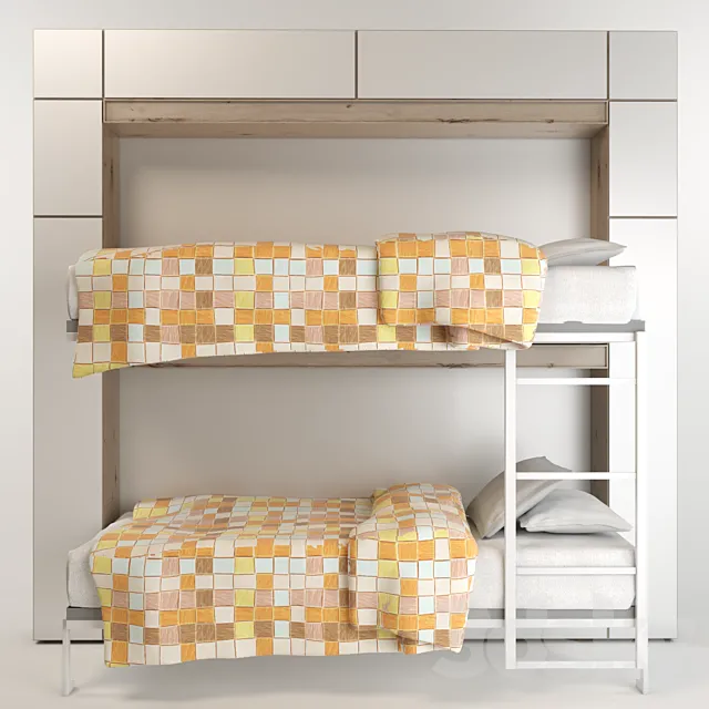 Transforming Bed for kids \ Bed transformer for children 3DModel Transforming Bed for kids \ Bed transformer for children 3DModel