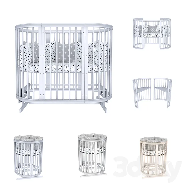 Transforming bed with pendulum ANGEL (Ascona) 3D Model Transforming bed with pendulum ANGEL (Ascona) 3D Model