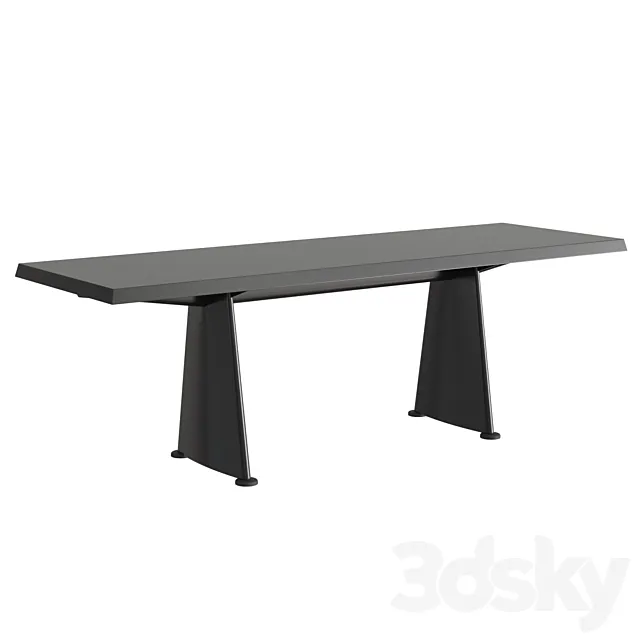 Trapeze table 3D Model