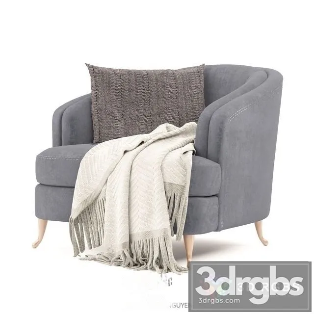 Travail Italien Armchair 3D Model Download Travail Italien Armchair 3D Model Download