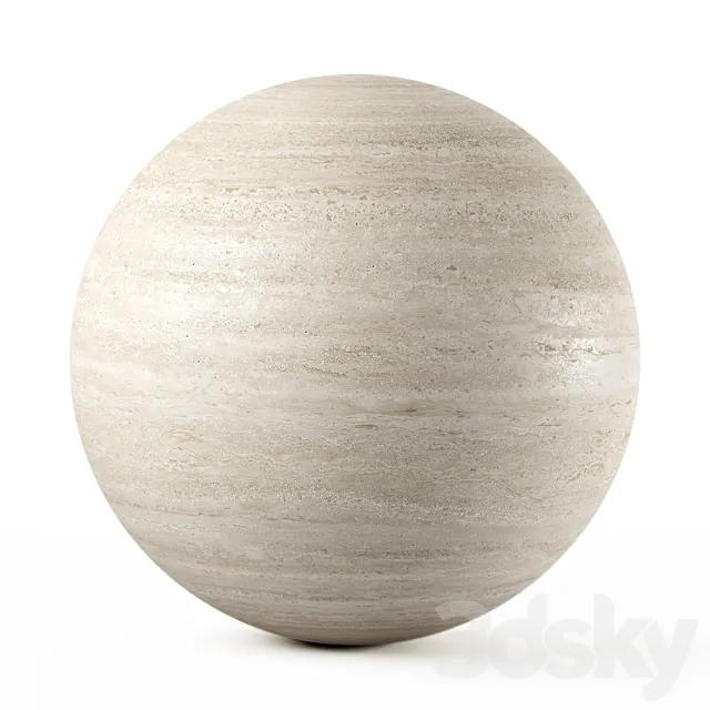 Travertine 01 Light 3D Model