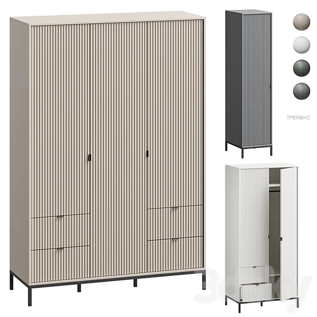 Travis swing wardrobe Divan.ru 3D Model