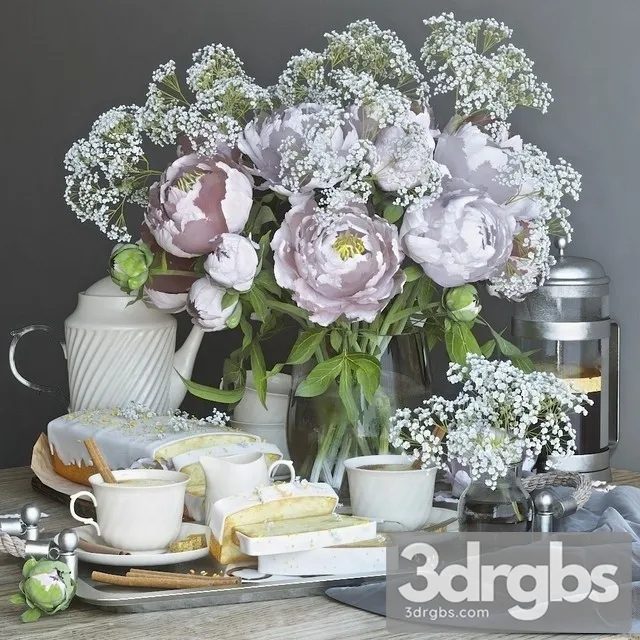 Tray Breakfast 3D Model Download