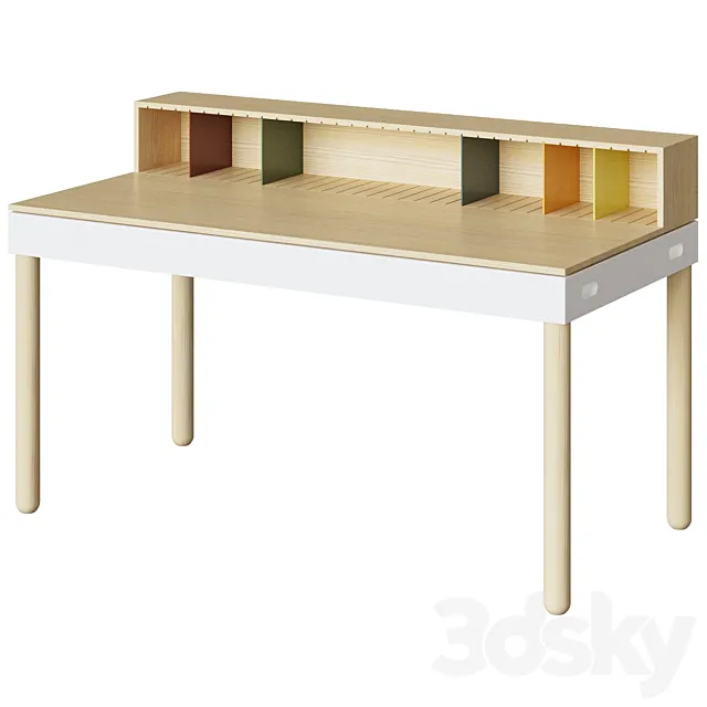 Tray Bureau table 007470 3DModel
