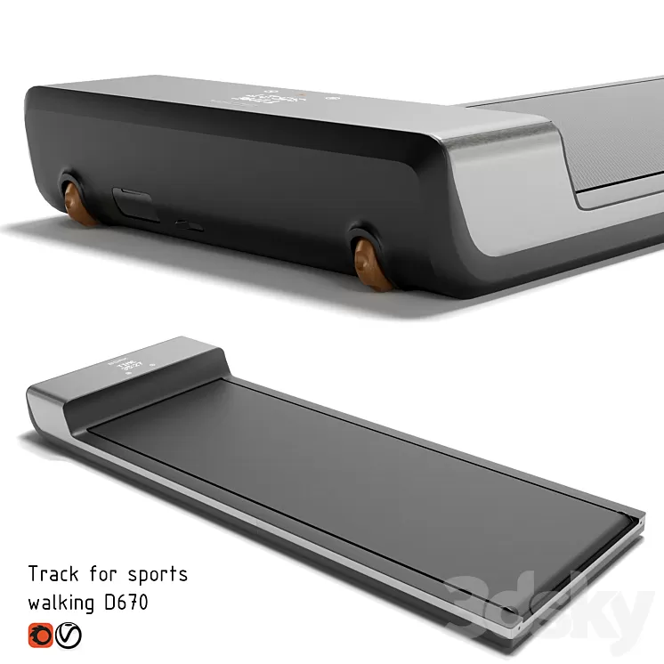 Treadmill BORK D670 3D Model