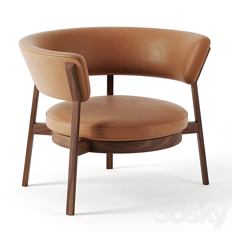 TRECENTOSESSANTA ARMCHAIR BY Tato 3D Model TRECENTOSESSANTA ARMCHAIR BY Tato 3D Model