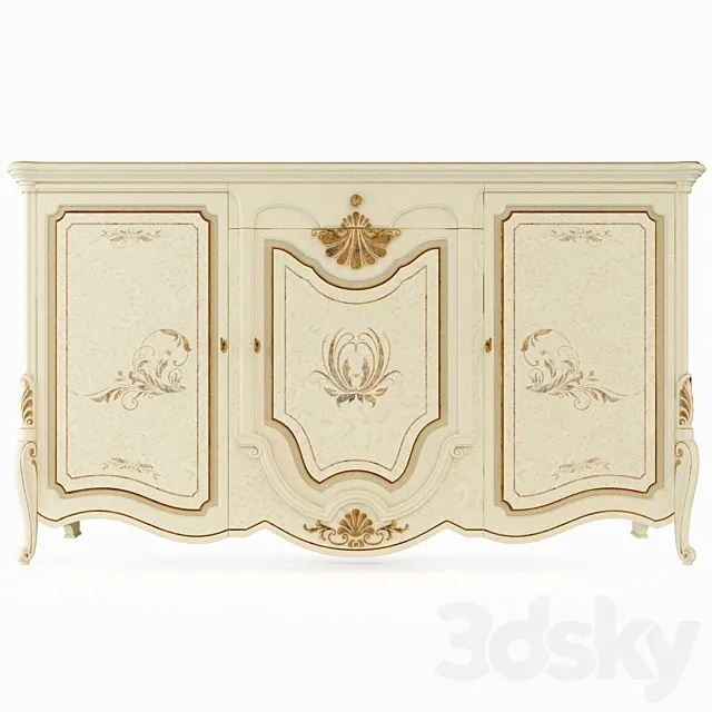 Treci Cecchini Victoria Stucco Stand 3DModel Treci Cecchini Victoria Stucco Stand 3DModel