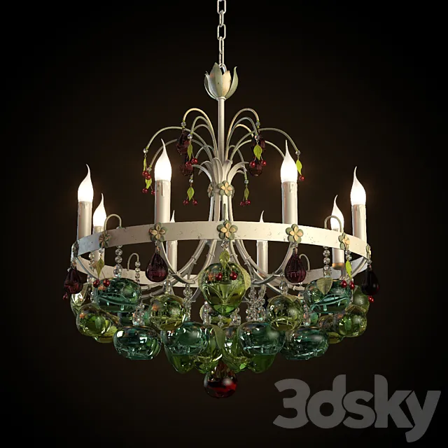 Tredici Design chandelier 3D Model Tredici Design chandelier 3D Model