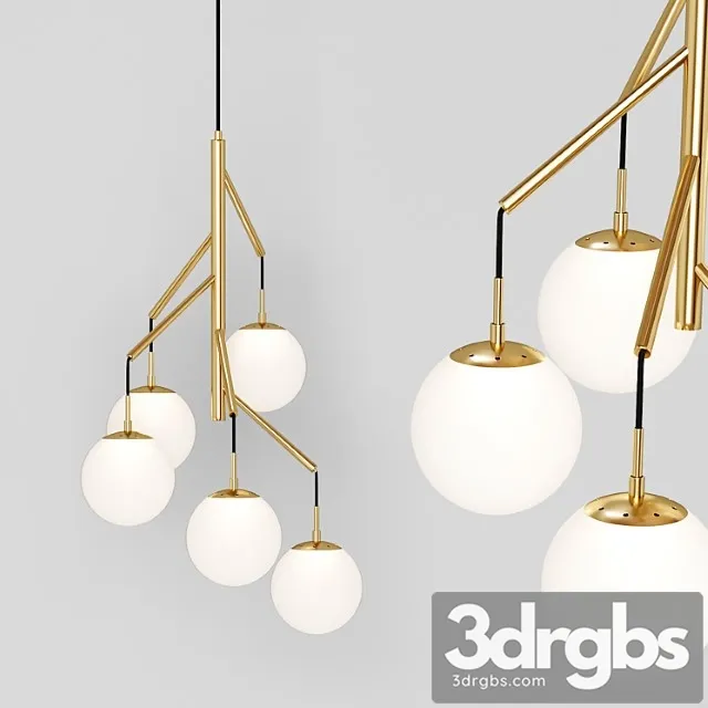 Tree chandelier 3D Model Download