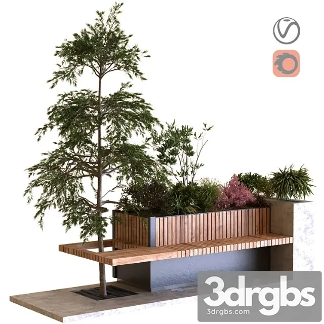 Tree in box set 021 3D Model Download Tree in box set 021 3D Model Download