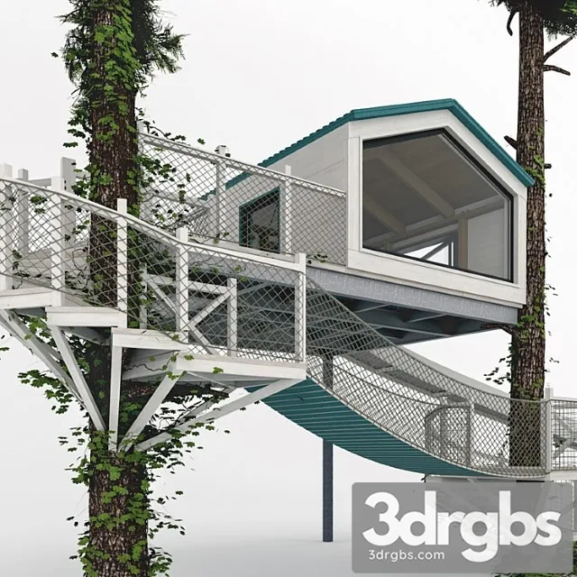 Treehouse 3D Model Download Treehouse 3D Model Download