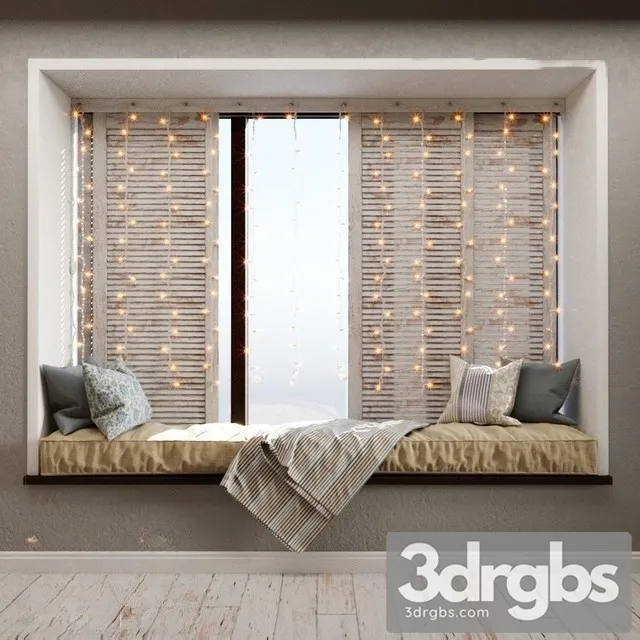 Treh Mertovoi Okno 3D Model Download