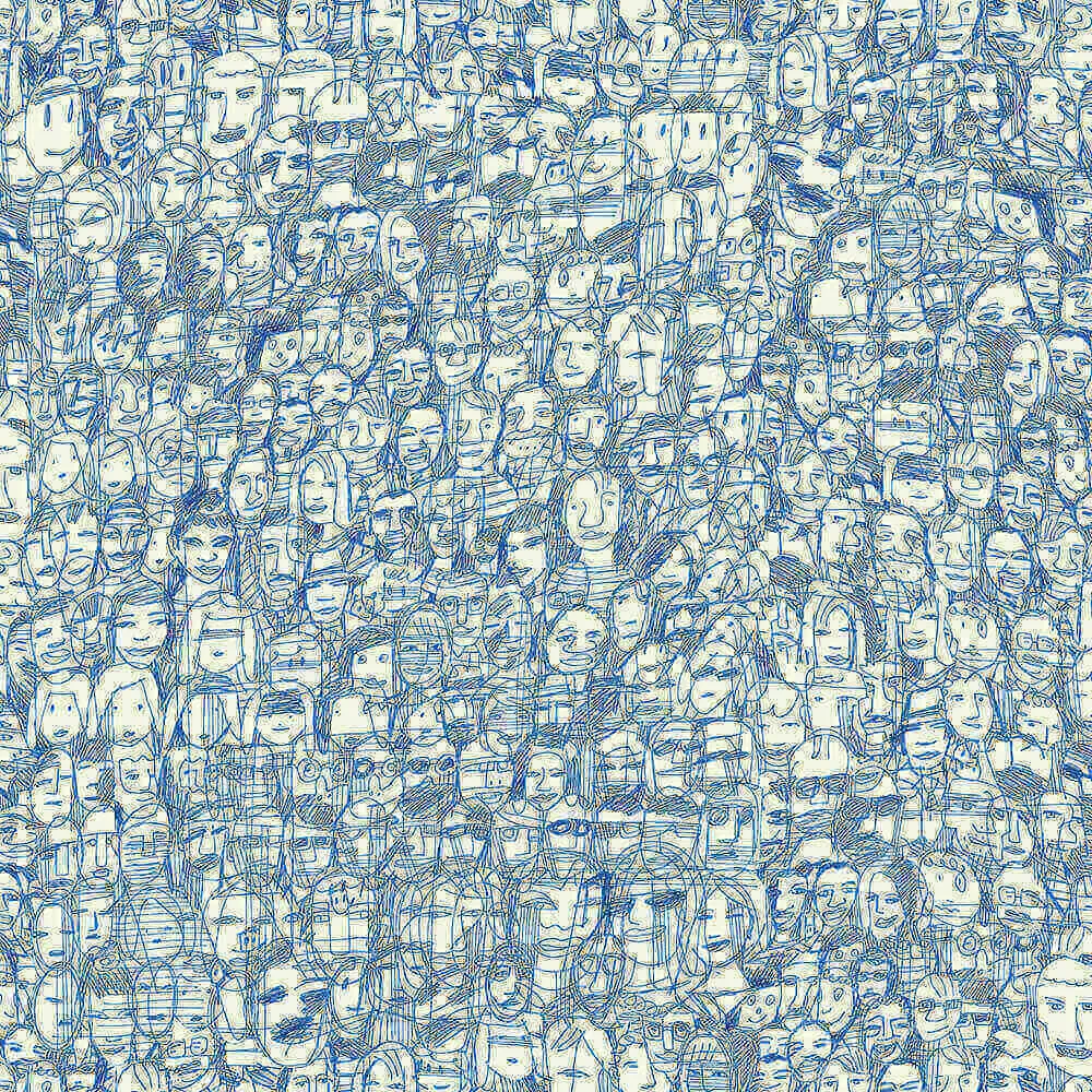 Tres Tintas  – Wallpaper Mil Caras 1995-1 3D Model