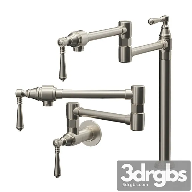 Tresa Kitchen Pot Fillers by Brizo 3D Model Download