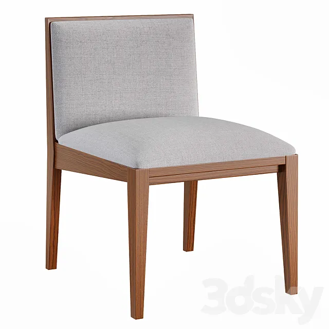 TRESSER DINING CHAIR by Bakerfurniture 3D Model TRESSER DINING CHAIR by Bakerfurniture 3D Model