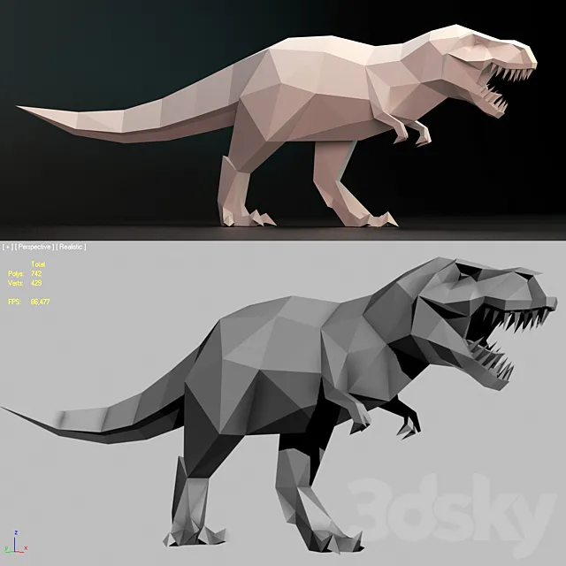 Trex 3D Model