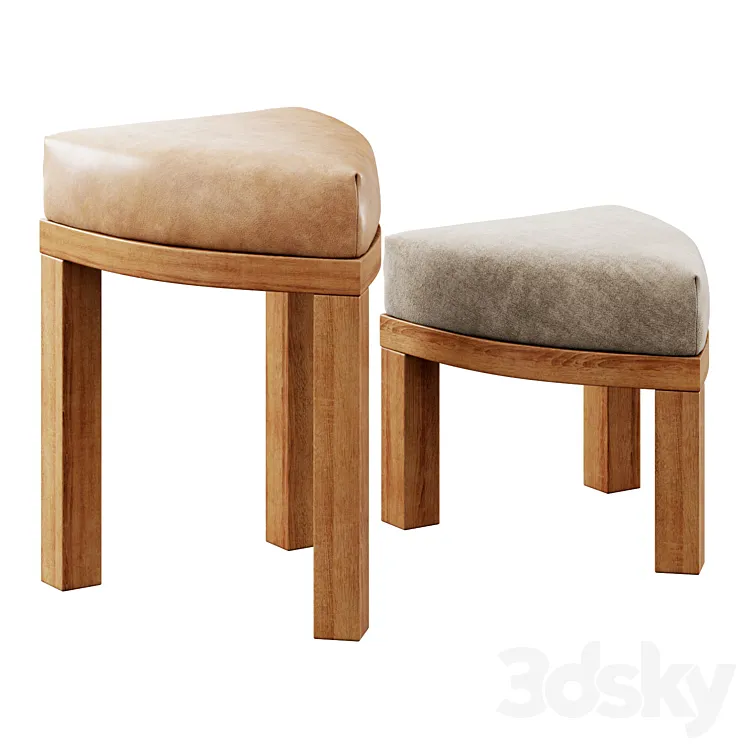 Triangle Ottoman By Nestroots 3D Model Free Download