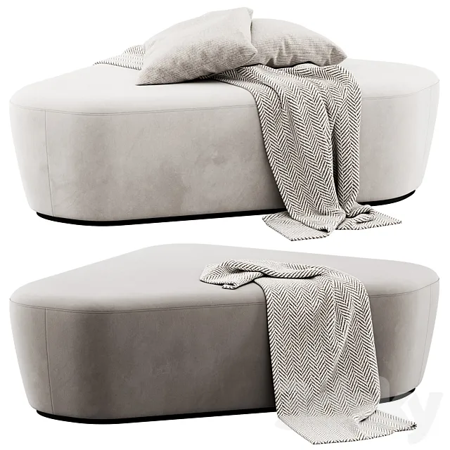 Triangular pouf Radar by Frezza 3D Model Triangular pouf Radar by Frezza 3D Model