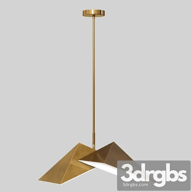 Triangular Prism Pendant Light 3D Model Download