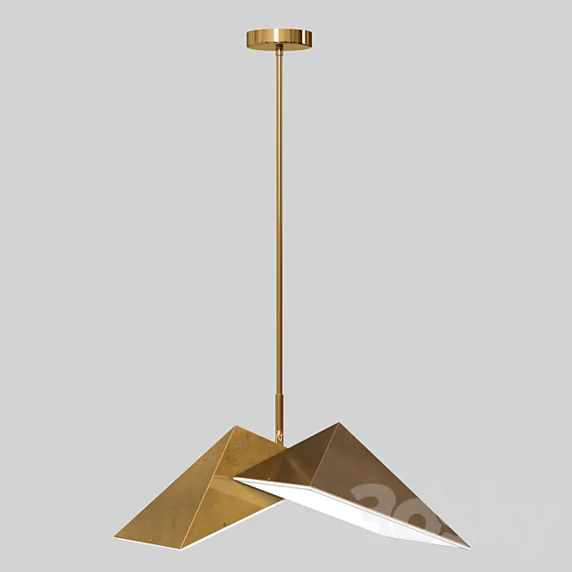 TRIANGULAR PRISM – PENDANT LIGHT 3D Model TRIANGULAR PRISM – PENDANT LIGHT 3D Model