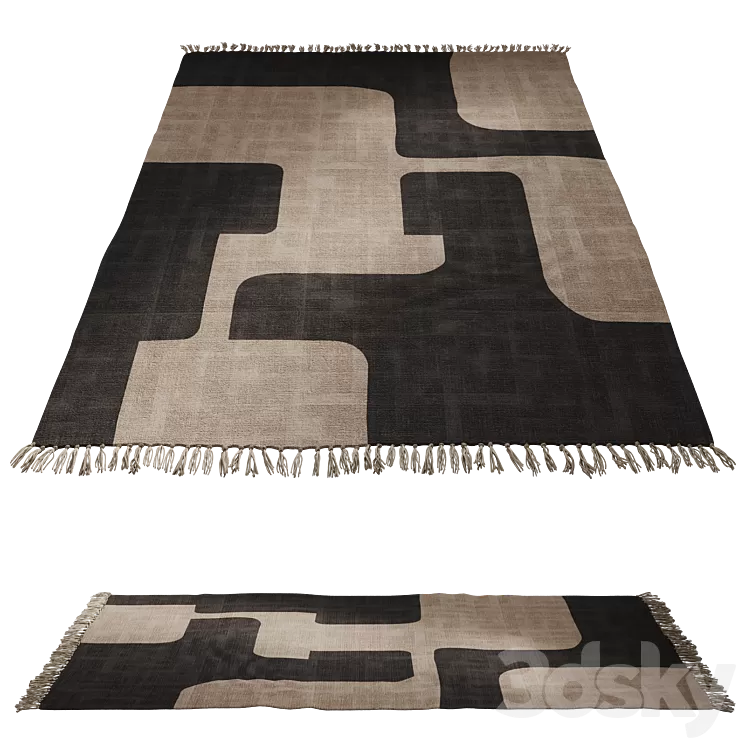Triba carpet by La Redoute 3D Model Free Download