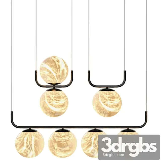 Tribeca standing lamps part 1 by alma light 3D Model Download