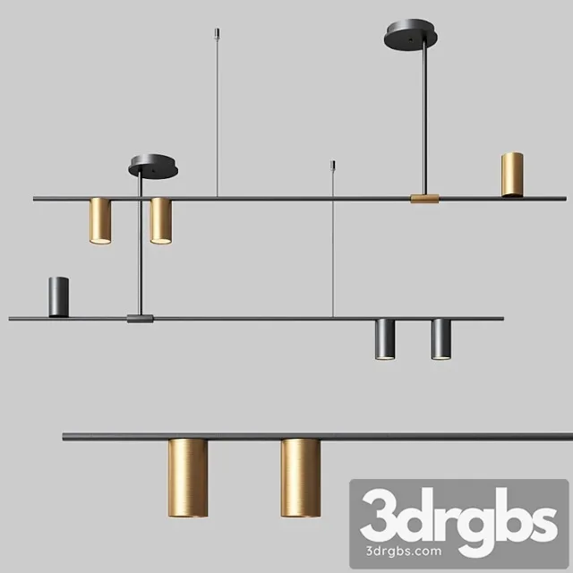 Tribes linear pendant 3D Model Download