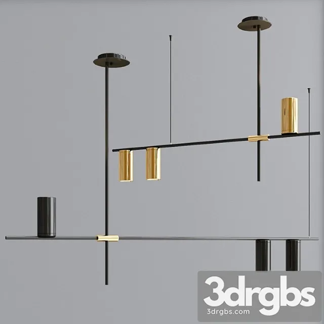 Tribes Linear Pendant 6 3D Model Download