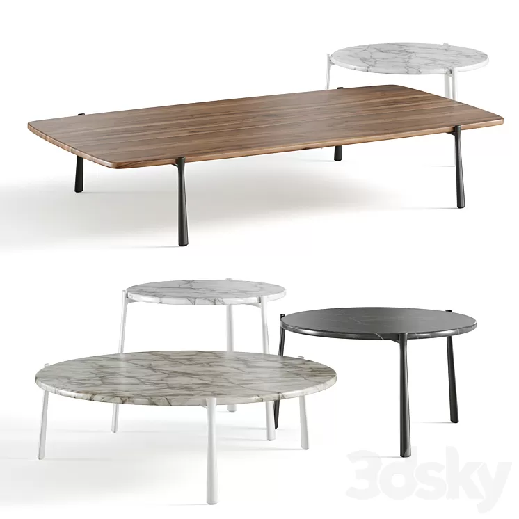 Tribu Branch Low Tables 3D Model Free Download Tribu Branch Low Tables 3D Model Free Download