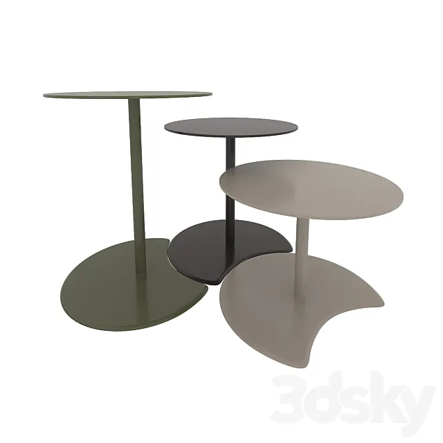 TRIBU – Drops Side Table 3D Model