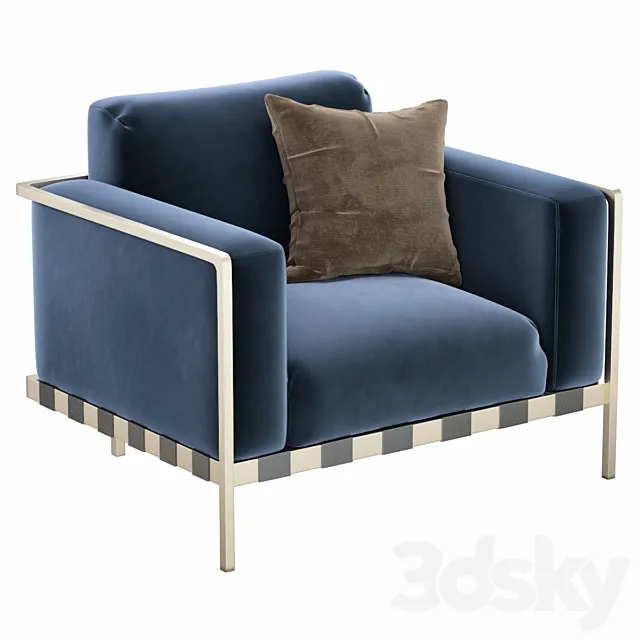 TRIBU NATAL ALU SOFA 3D Model