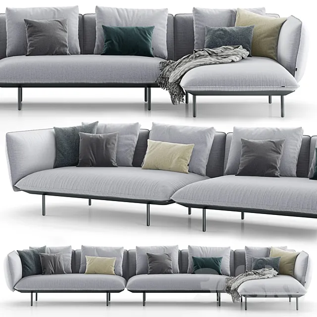 Tribu Senja Sofa 3D Model