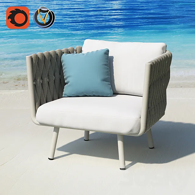 TRIBU TOSCA CLUBCHAIR 3D Model