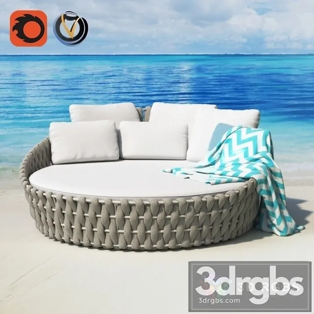 Tribu Tosca Daybed 3D Model Download