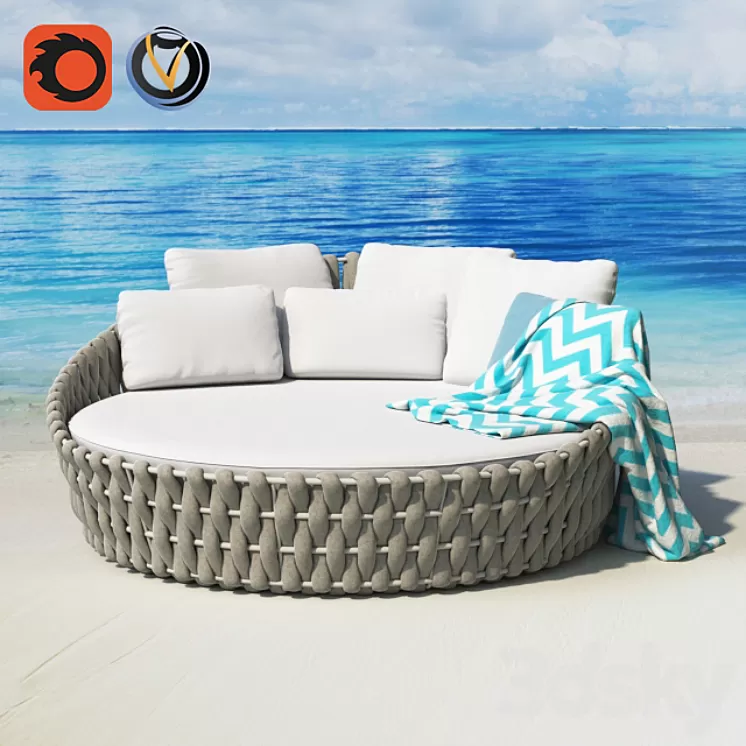 TRIBU TOSCA DAYBED 3D Model